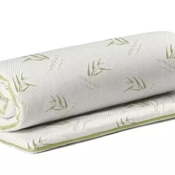 Topper saltea Eucalyptus Confort, 7 zone, 120x190 cm imagine
