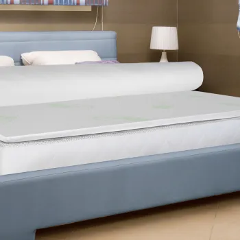 Topper saltea Fresh Mint, 140x190 cm, H 6 cm, 7 Zone de confort imagine