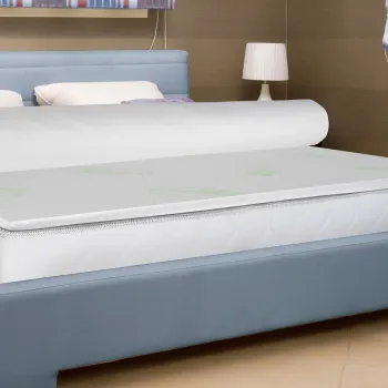 Topper saltea Fresh Mint, 160x200 cm, H 6 cm, 7 Zone de confort imagine