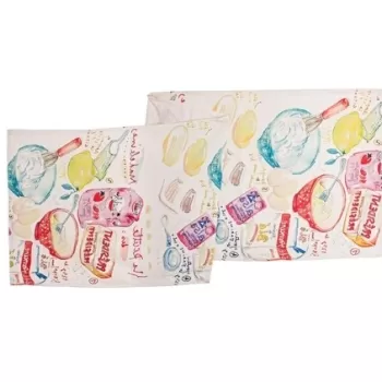 Traversa de masa, Ricetta White, Bizzotto, poliester, 45x150 cm imagine