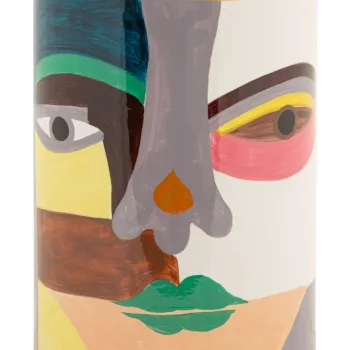 Vas decorativ Piccassy Color Top, Mauro Ferretti, 19x33 cm, ceramica, rosu inchis imagine