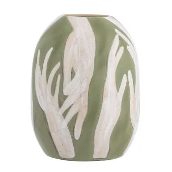 Vaza decorativa, Bloomingville, Adalena, 23.5x30.5 cm, ceramica, verde imagine