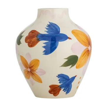 Vaza decorativa, Bloomingville, Maricala, 22x27 cm, ceramica, multicolor imagine