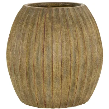 Vaza decorativa Breeze, Mauro Ferretti, 32x32.5 cm, oxid de magneziu, verde inchis imagine