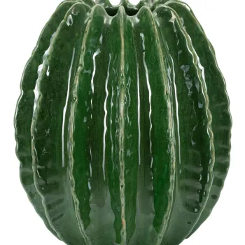 Vaza decorativa Cactus Ball, Mauro Ferretti, 28x31 cm, ceramica, verde imagine