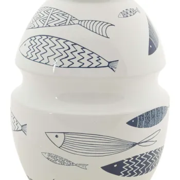 Vaza decorativa Fish, Mauro Ferretti, 21x31 cm, ceramica, multicolor imagine