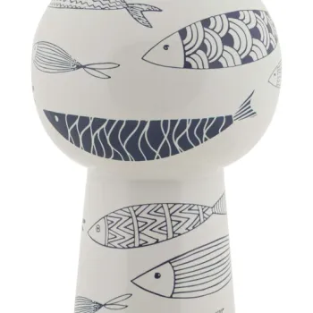 Vaza decorativa Fish Tall, Mauro Ferretti, 14x38.5 cm, ceramica, multicolor imagine