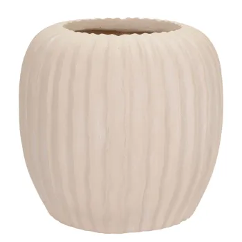 Vaza decorativa Mist, Mauro Ferretti, 26.5x26 cm, oxid de magneziu, crem imagine