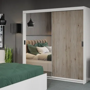 Dressing / Dulap dormitor San Remo cu Oglinda 184 - Karin imagine