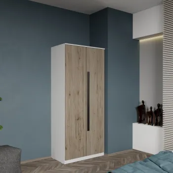 Dulap dormitor 2 usi San Remo 83 x 192.5 cm - Dallas imagine