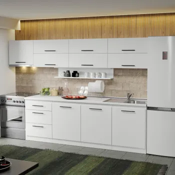 Mobila Bucatarie alba Sofi - 08 - 300 cm imagine