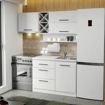Mobila Bucatarie alba Sofi - 24 - 170 cm imagine