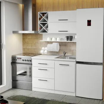 Mobila Bucatarie alba Sofi - 25 - 110 cm imagine