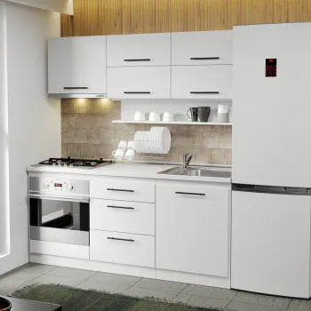 Mobila Bucatarie alba Sofi - 26 - 180 cm imagine