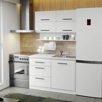 Mobila Bucatarie alba Sofi - 28 - 120 cm imagine