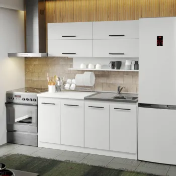 Mobila Bucatarie alba Sofi - 43 - 160 cm imagine
