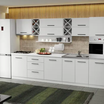 Mobila Bucatarie alba Sofi - 56 - 320 cm imagine