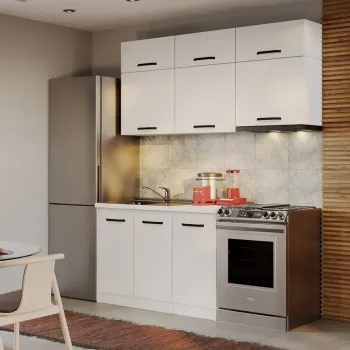 Mobila Bucatarie Fog Alba - 10 - 180 cm imagine