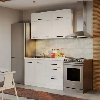 Mobila Bucatarie Fog Alba - 14 - 140 cm imagine