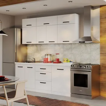 Mobila Bucatarie Fog Alba - 20 - 200 cm imagine