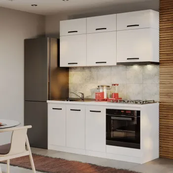 Mobila Bucatarie Fog Alba - 9 - 180 cm imagine