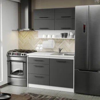 Mobila Bucatarie gri Sofi - 99 - 120 cm imagine