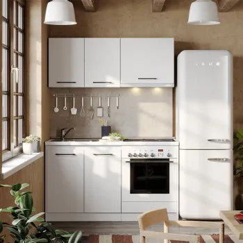 Mobila Bucatarie Rita Alba - 1 - 140 cm imagine