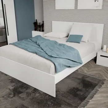 Pat Alb 140x200 Fara sertare imagine