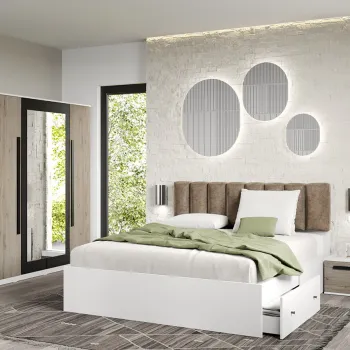 Set dormitor San Remo fara comoda - Dallas - C12 imagine