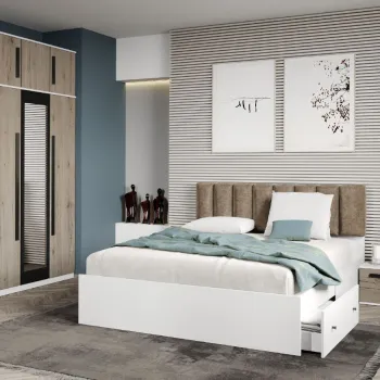 Set dormitor San Remo fara comoda - Dallas - C27 imagine