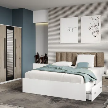 Set dormitor San Remo fara comoda - Dallas - C28 imagine