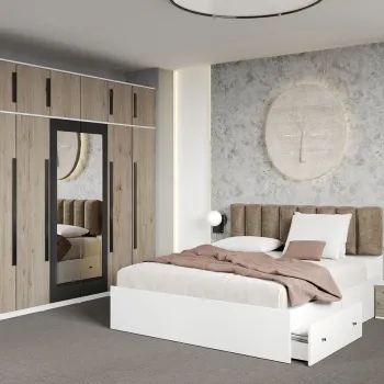 Set dormitor San Remo fara comoda - Dallas - C43 imagine