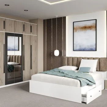 Set dormitor San Remo fara comoda - Dallas - C59 imagine