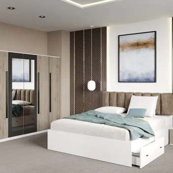 Set dormitor San Remo fara comoda - Dallas - C60 imagine