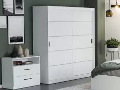 Dulap Nordis 184 usi albe imagine