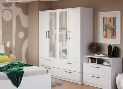 Dulap Snow Alb - C164/04 cu oglinda imagine