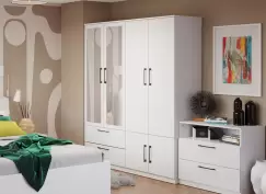 Dulap Snow Alb - C164/05 cu oglinda imagine