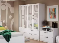 Dulap Snow Alb - C164/06 cu oglinda imagine