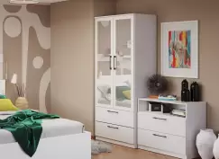 Dulap Snow Alb - C83/03 cu oglinda imagine