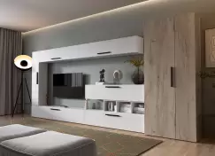 Living Pati 011 - Mobila Sufragerie Alba imagine