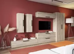 Living Pati 016 - Mobila Sufragerie Stejar imagine