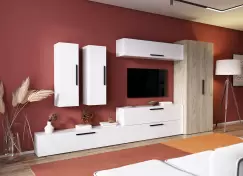 Living Pati 017 - Mobila Sufragerie Alba imagine