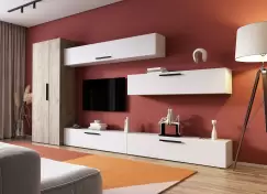 Living Pati 024 - Mobila Sufragerie Alba imagine