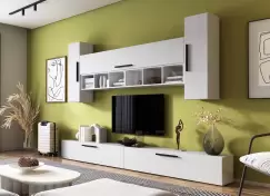 Living Pati 087 - Mobila Sufragerie Alba imagine