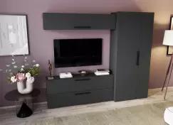 Living Pati 110 - Mobila Sufragerie Gri imagine