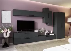 Living Pati 116 - Mobila Sufragerie Gri Antracit imagine