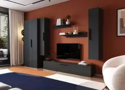 Living Pati 128 - Mobila Sufragerie Gri Antracit imagine