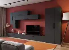 Living Pati 150 - Mobila Sufragerie Gri Antracit imagine