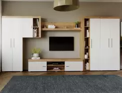 Mobila sufragerie - Living Milan C1 DUO Stejar imagine