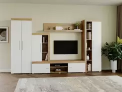 Mobila sufragerie - Living Milan C4 UNO Stejar imagine